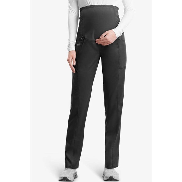 Cherokee Workwear Revolution Women's 3-Pocket STRETCH Maternity Scrub Pants L - Picture 1 of 4